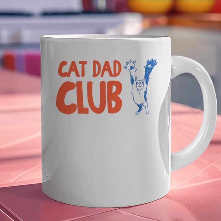 Cat Dad Club Life Is Better With Cats Father's Day 2 Sided Graphic Print Coffee Mug