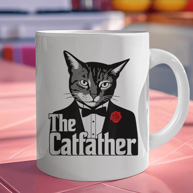 The Cat Father Cool Cat Dad Cat Lovers Graphic Print Coffee Mug