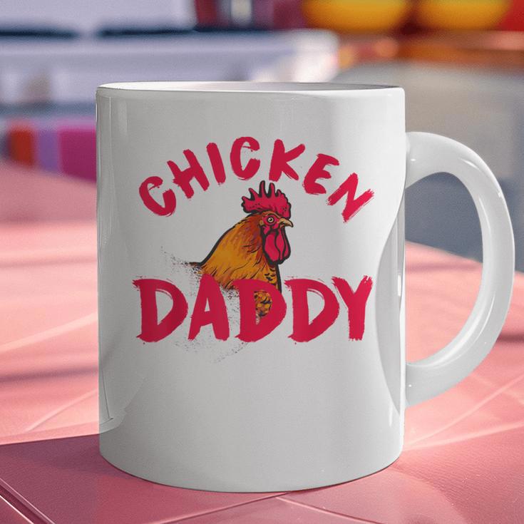 Chicken Dad Rooster Daddy Farmer Graphic Print Coffee Mug