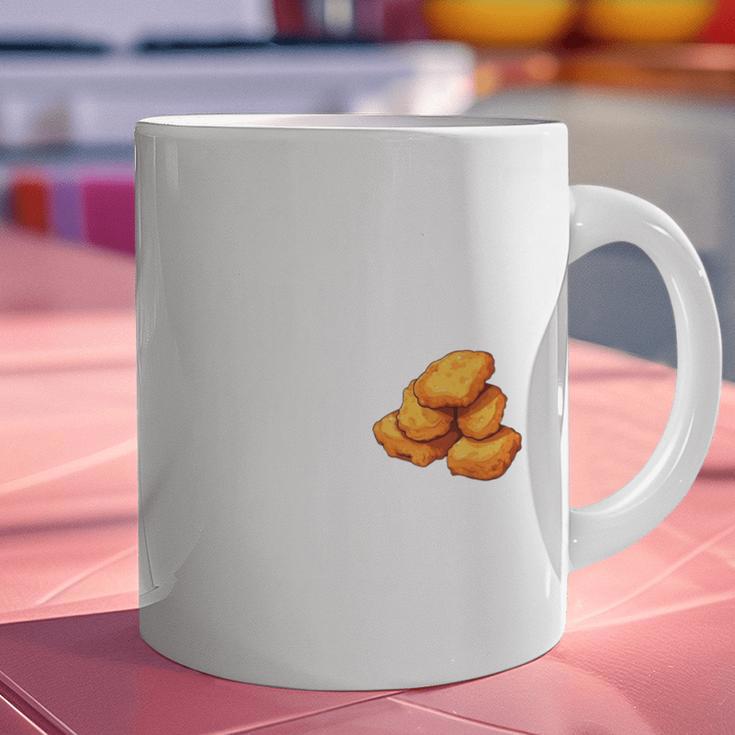 Chicken Nugget Saying Introvert Nuggie Foodie Food Graphic Print Coffee Mug Chicken Nugget Saying Introvert Nuggie Foodie Food Graphic Print Coffee Mug