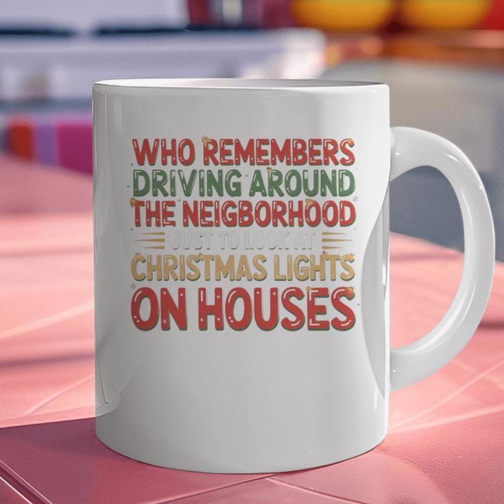 Christmas Lights Nostalgia – Holiday Memory Christmas Spirit Premium Tri-Blend Graphic Print Coffee Mug