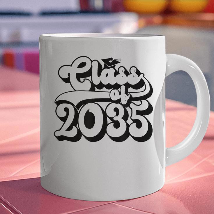 Class Of 2035 Senior Retro 2035 Grad Graduate Graduation Graphic Print Coffee Mug