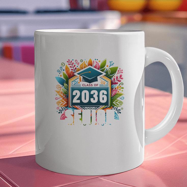 Class Of 2036 Graduation School Vintage Senior 2036 Graphic Print Coffee Mug