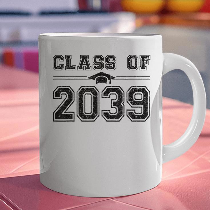 Class Of 2039 Grow With Me First Day Of School Graduation Graphic Print Coffee Mug