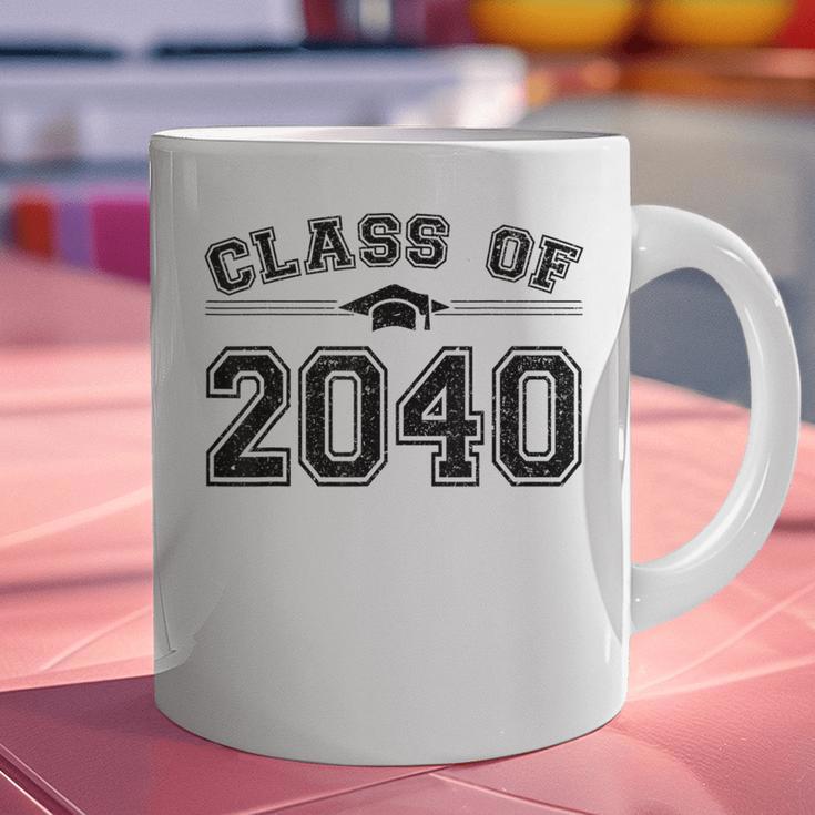 Class Of 2040 Grow With Me Graduation First Day Of School Graphic Print Coffee Mug