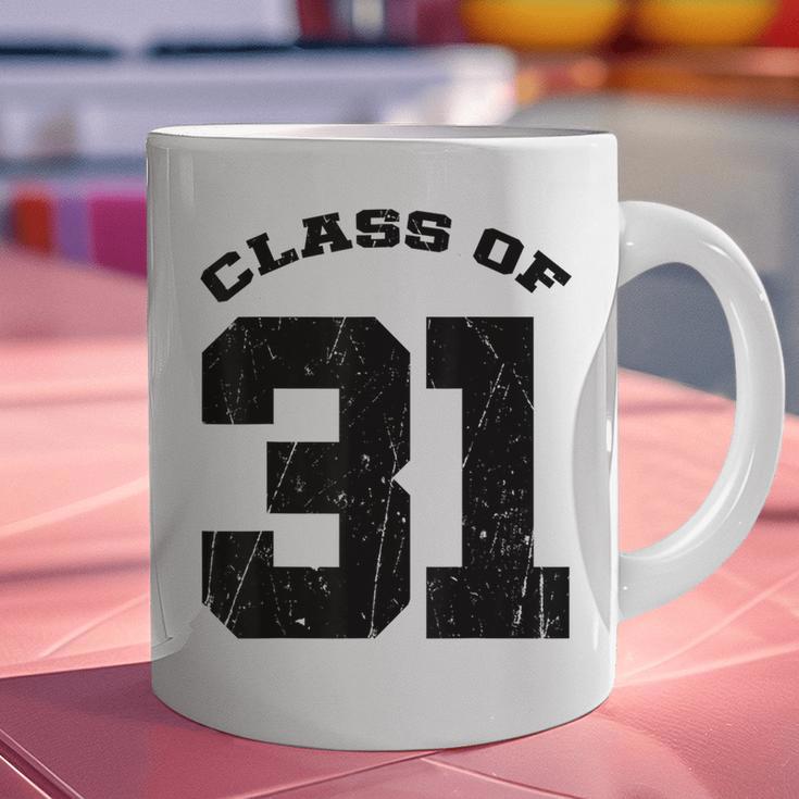 Class Of 31 Date High School Kindergarten Graduation Shirt Graphic Print Coffee Mug