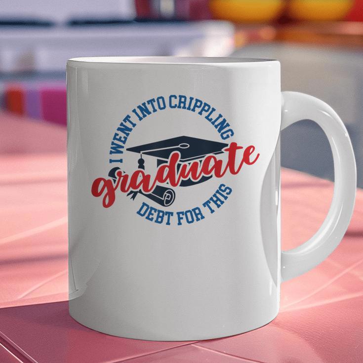 College University School Graduation Debt Loan Graphic Print Coffee Mug