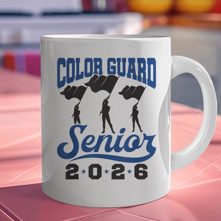 Color Guard Senior 2026 Flags Marching Band Graduation Grad Graphic Print Coffee Mug
