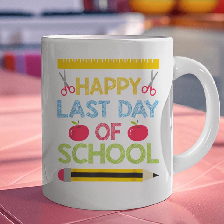 Cool Stylish Happy Last Day Of School Shirt Graduation Graphic Print Coffee Mug