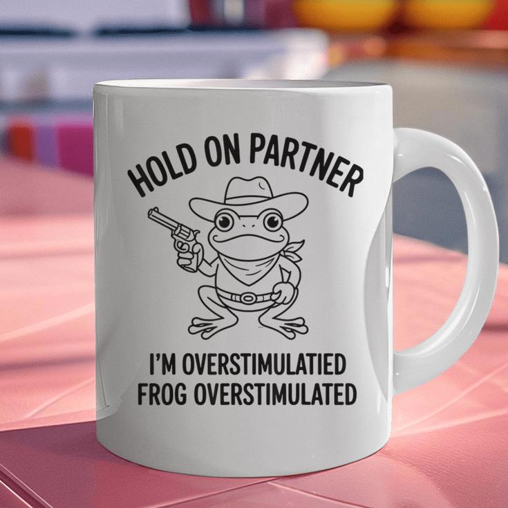 Cowboy Frog Overstimulated Western Meme Introverts Graphic Print Coffee Mug