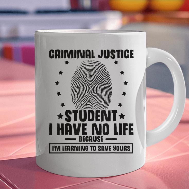 Criminal Justice School Degree Graduation Day Student Graphic Print Coffee Mug