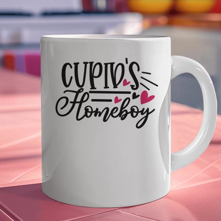 Cupid's Homebody Introvert Valentine's Day Home Graphic Print Coffee Mug