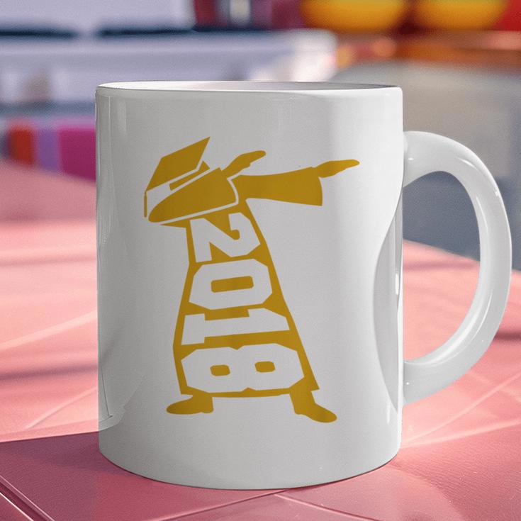 Dabbing Graduation Class Of 2018 T-Shirt School Colors Graphic Print Coffee Mug