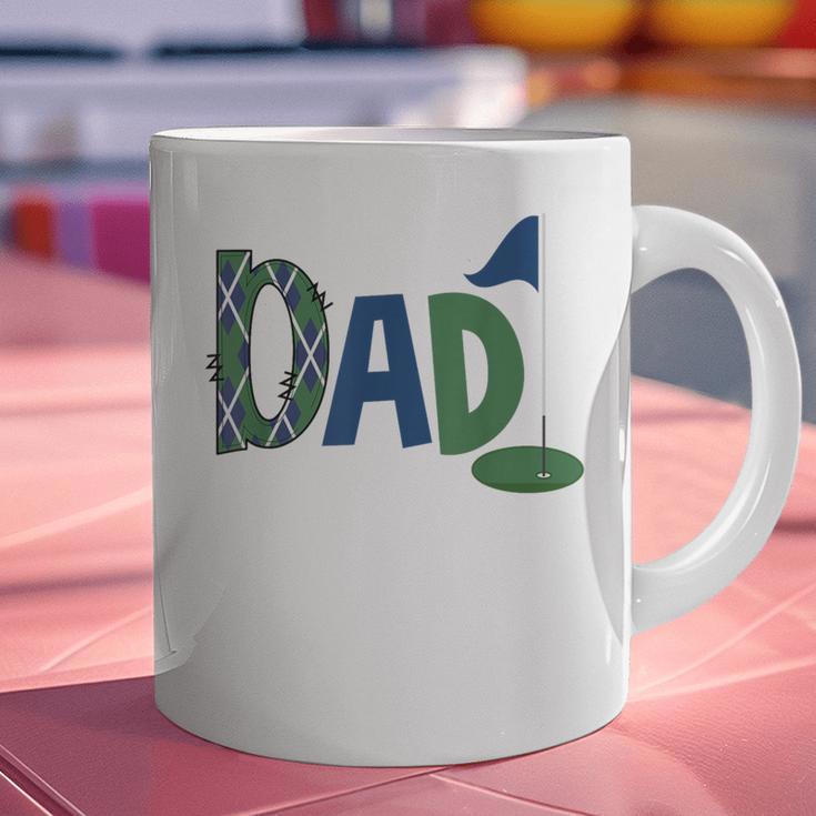 Dad Of The Birthday Boy Hole In One Golf Sport Matching Graphic Print Coffee Mug