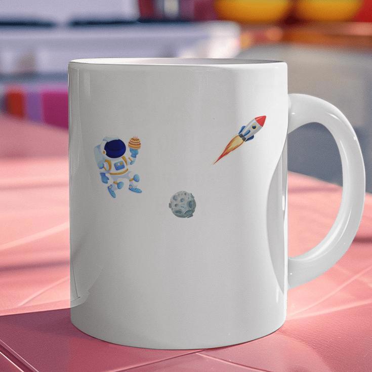 Dad Of The Birthday Boy Space Astronaut Birthday Family Graphic Print Coffee Mug