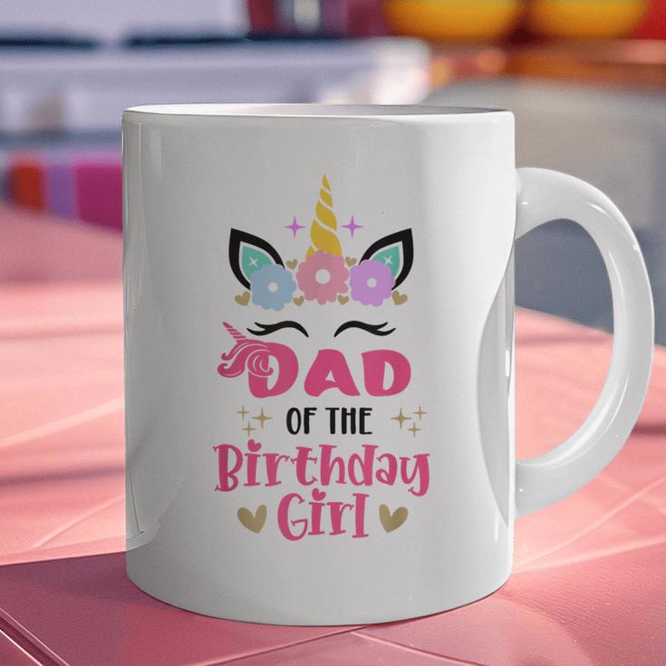 Dad Of The Birthday Girl Family Matching Unicorn Birthday Graphic Print Coffee Mug Dad Of The Birthday Girl Family Matching Unicorn Birthday Graphic Print Coffee Mug