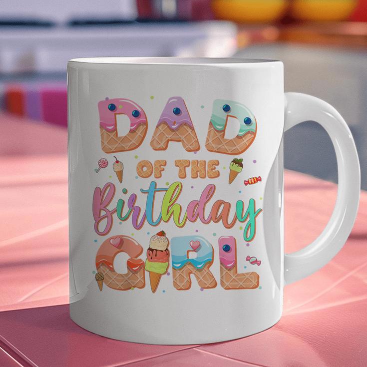 Dad Of The Birthday Ice Cream Family Matching Party Graphic Print Coffee Mug Dad Of The Birthday Ice Cream Family Matching Party Graphic Print Coffee Mug