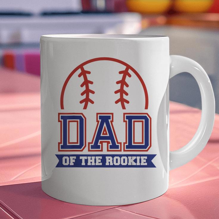 Dad Of Rookie 1st Birthday Baseball Theme Matching Party Graphic Print Coffee Mug