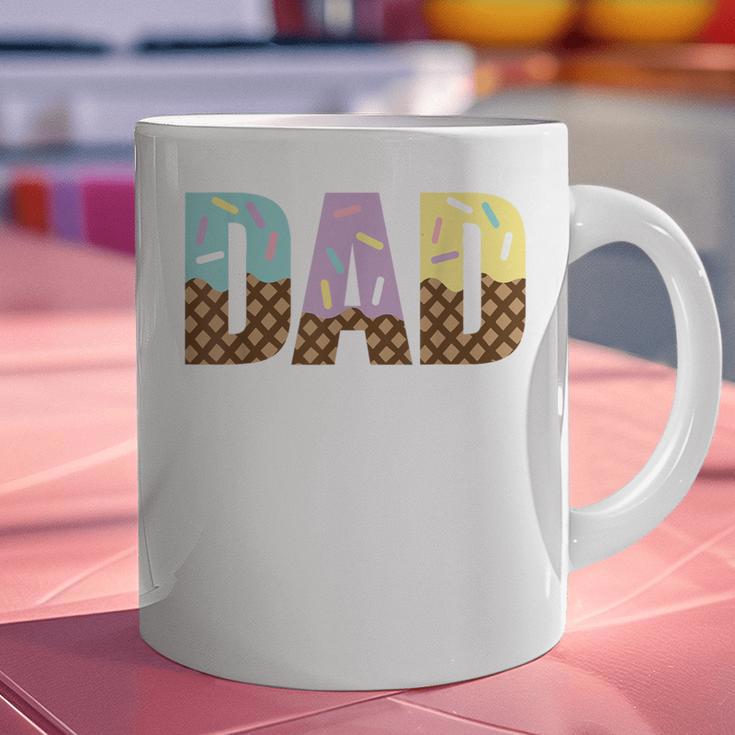 Dad Of The Sweet One Ice Cream 1st First Family Father's Day Graphic Print Coffee Mug