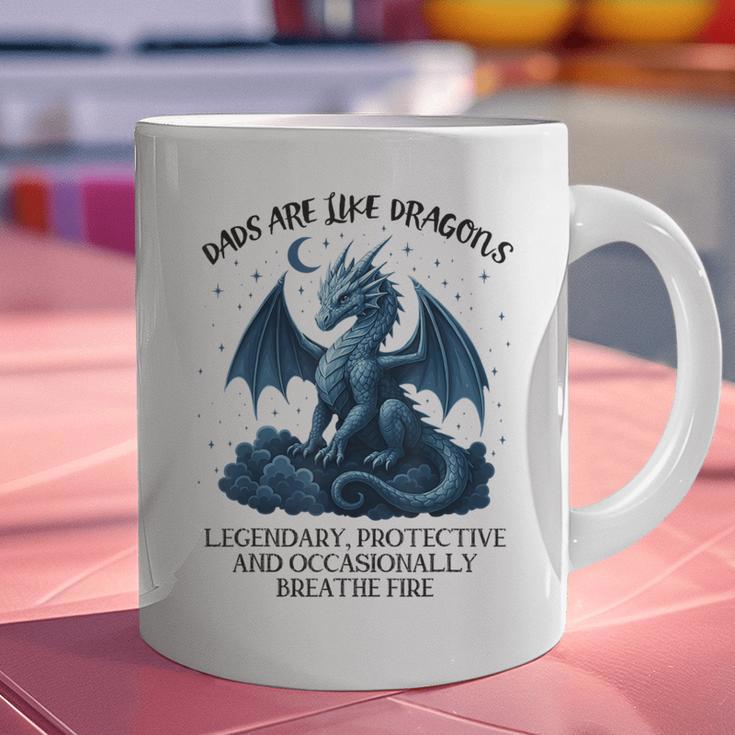 Dads Are Like Dragons Legendary Protective Fatherhood Graphic Print Coffee Mug Dads Are Like Dragons Legendary Protective Fatherhood Graphic Print Coffee Mug