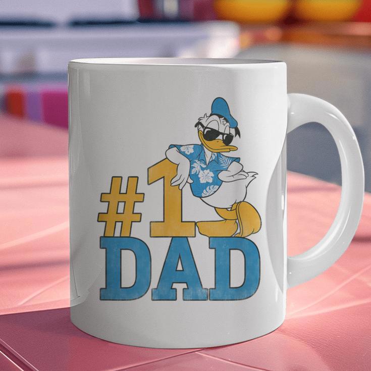 Disney Donald Duck Number One Dad Sunglasses Father's Day Graphic Print Coffee Mug Disney Donald Duck Number One Dad Sunglasses Father's Day Graphic Print Coffee Mug