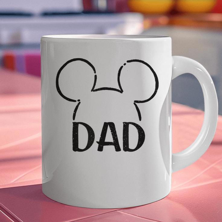 Disney Mickey And Friends Dad Mickey Ears Outline Logo Graphic Print Coffee Mug