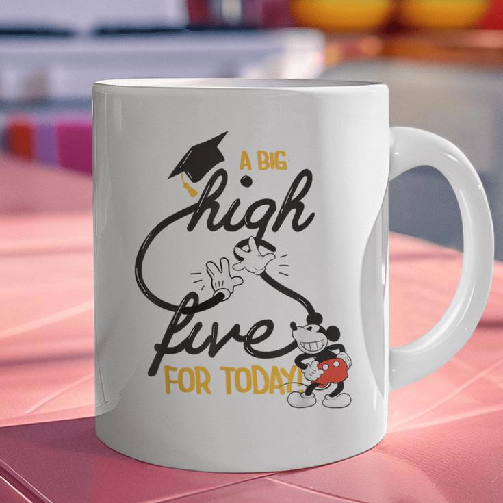 Disney Mickey Mouse A Big High Five For Today Graduation Graphic Print Coffee Mug