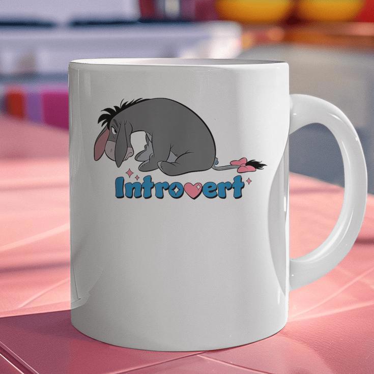 Disney Winnie The Pooh Introvert Eeyore Logo Graphic Print Coffee Mug Disney Winnie The Pooh Introvert Eeyore Logo Graphic Print Coffee Mug