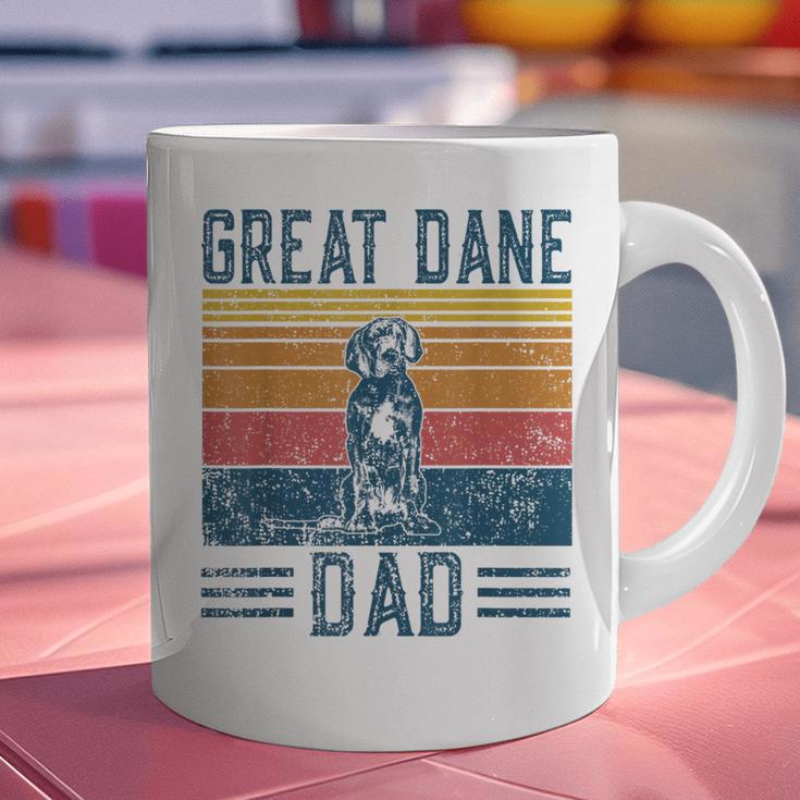 Dog Dad Vintage Great Dane Dad Men Women Kids Graphic Print Coffee Mug