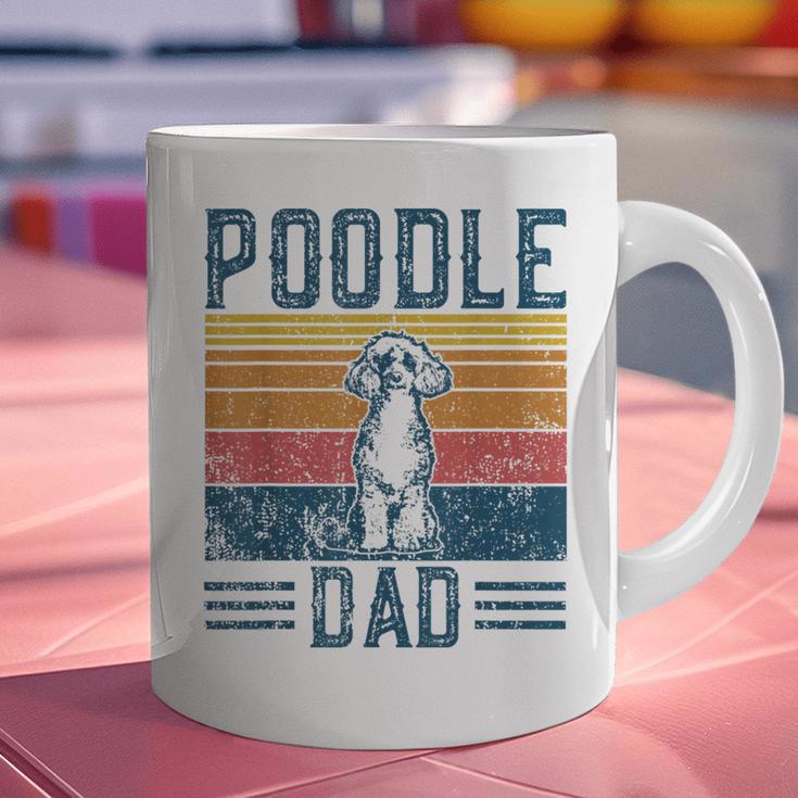 Dog Dad Vintage Poodle Dad Graphic Print Coffee Mug