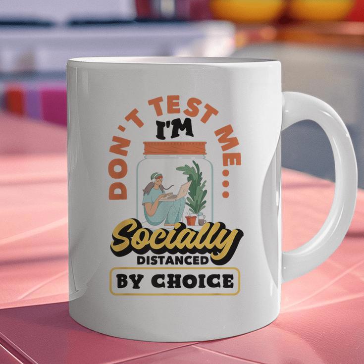 Don't Test Me Introvert's Graphic Print Coffee Mug Don't Test Me Introvert's Graphic Print Coffee Mug