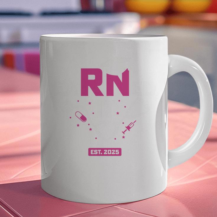 Earned It RN 2025 Nurse Graduation Nursing School Graduate Premium Tri-Blend Graphic Print Coffee Mug