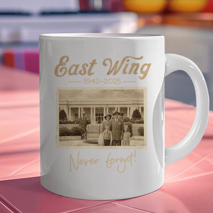 East Wing Never Forget American Vintage Nostalgia Premium Tri-Blend Graphic Print Coffee Mug