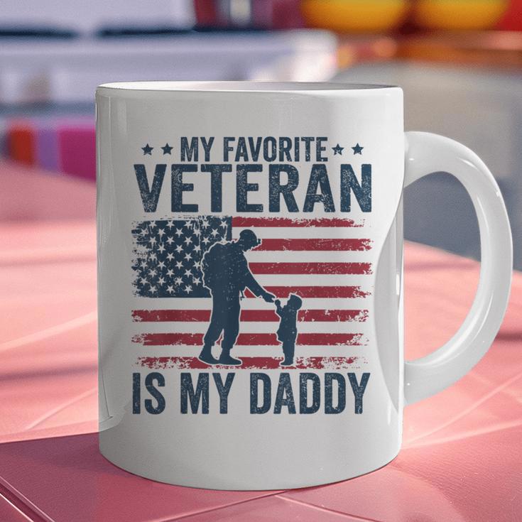 Father Veterans Day My Favorite Veteran Is My Daddy For Kids Graphic Print Coffee Mug