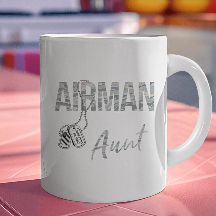 My Favorite Airman Calls Me Aunt US Air Force Graduation Graphic Print Coffee Mug