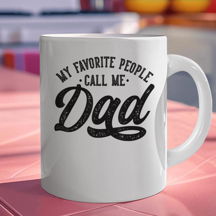My Favorite People Call Me Dad Father's Day Graphic Print Coffee Mug