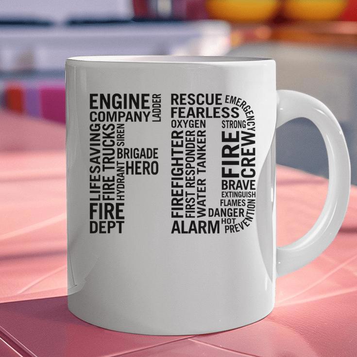 Fire Academy Graduation T-Shirt Firefighter Support Tee Graphic Print Coffee Mug