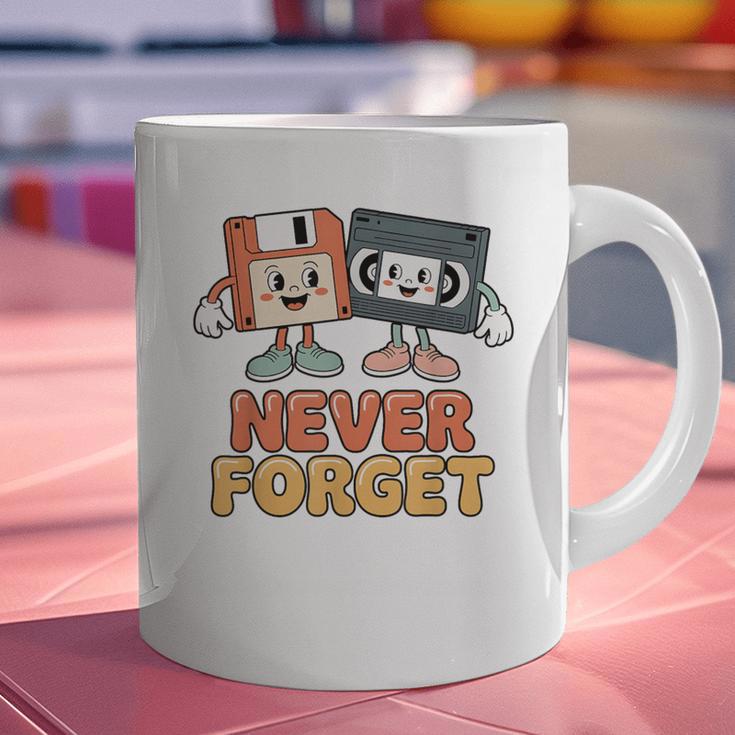 Never Forget Retro Old Technology Nostalgia Graphic Print Coffee Mug Never Forget Retro Old Technology Nostalgia Graphic Print Coffee Mug