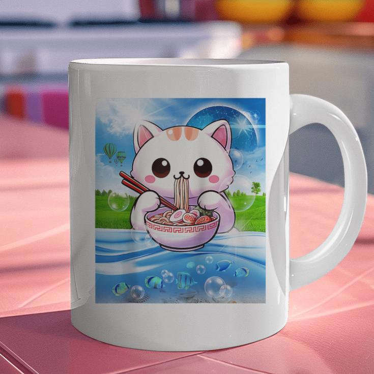 Frutiger Aero Aesthetic Tech Kawaii Ramen Cat Fishes Raglan Baseball Tee Graphic Print Coffee Mug Frutiger Aero Aesthetic Tech Kawaii Ramen Cat Fishes Raglan Baseball Tee Graphic Print Coffee Mug