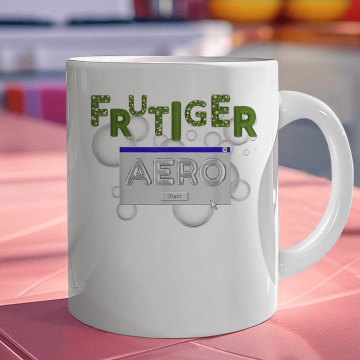 Frutiger Aero Y2K Fashion Trends Grass Fun Computers Graphic Print Coffee Mug