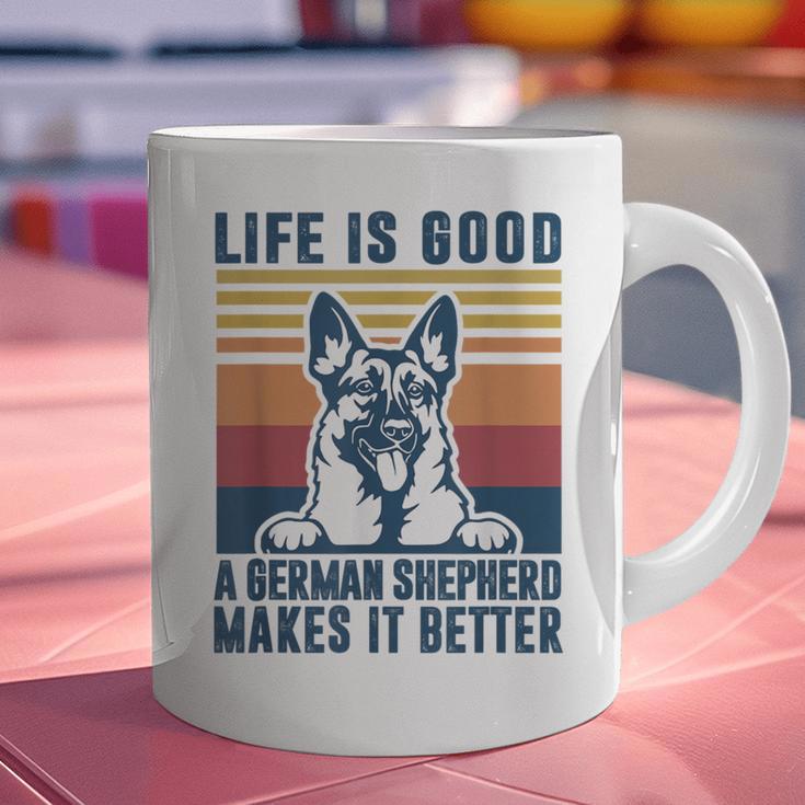 German Shepherd Men Women Dog Dad Mom German Shepherd Graphic Print Coffee Mug