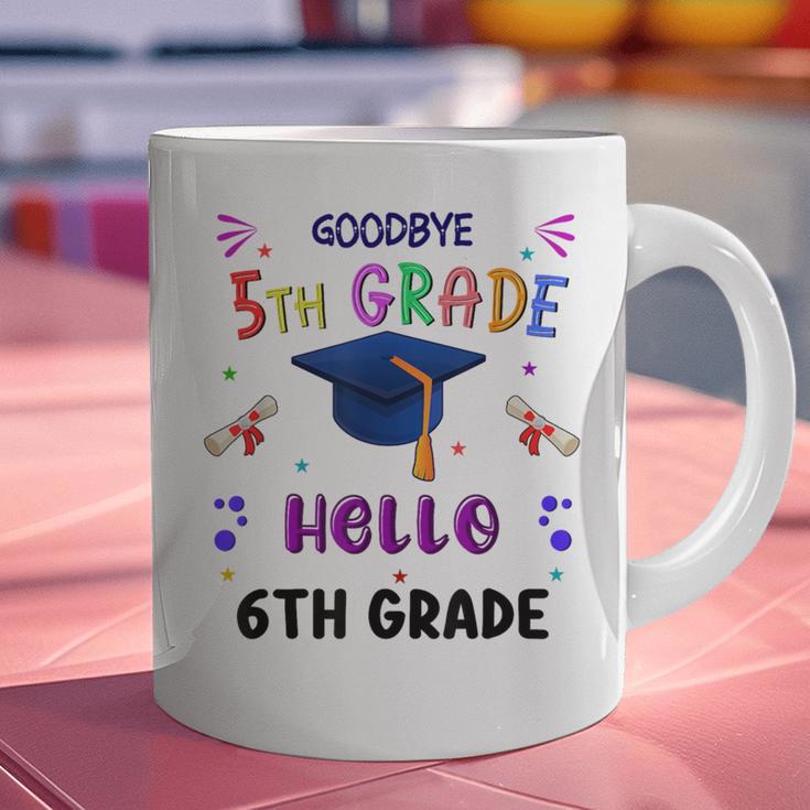 Goodbye 5th Grade Graduation 2025 6th Grade Graduate Kids Graphic Print Coffee Mug