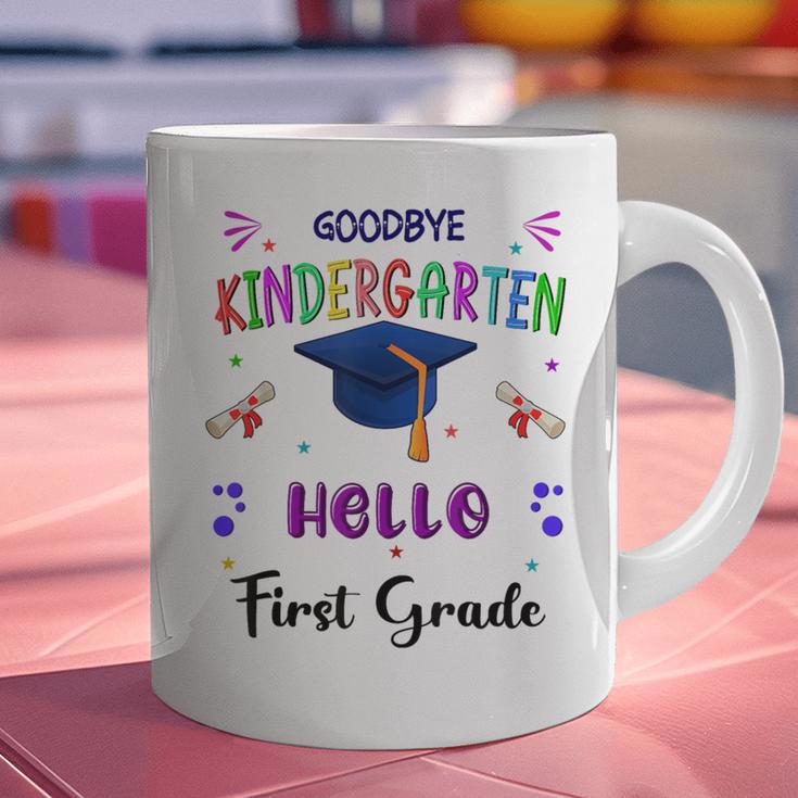 Goodbye Kindergarten Graduation Class 2025 1st Grade Kids Graphic Print Coffee Mug