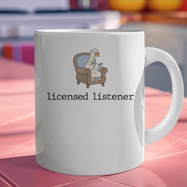 Goose Licensed Listener Psychology School Graduation Graphic Print Coffee Mug