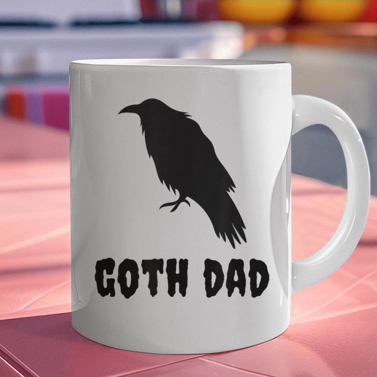 Goth Dad Gothic Bird Crow Emo Father's Day Graphic Print Coffee Mug
