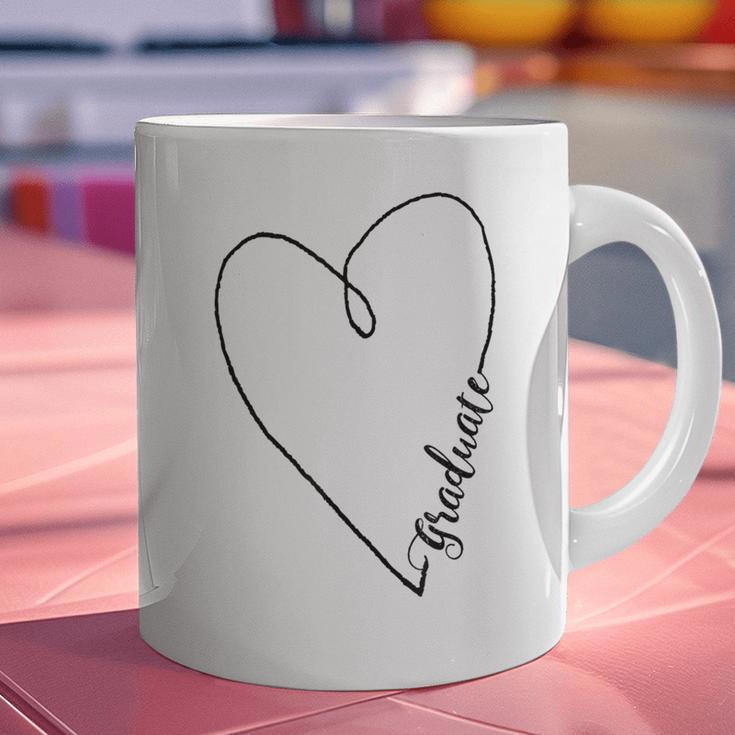 Graduate Heart Shirt Graduation Graphic Print Coffee Mug