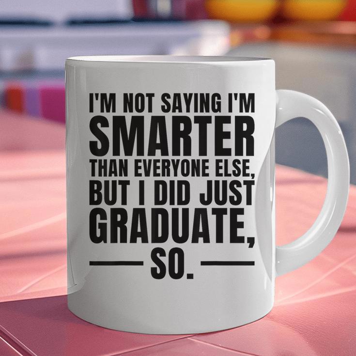 I Graduated Graduation Seniors Him Or Her Graphic Print Coffee Mug