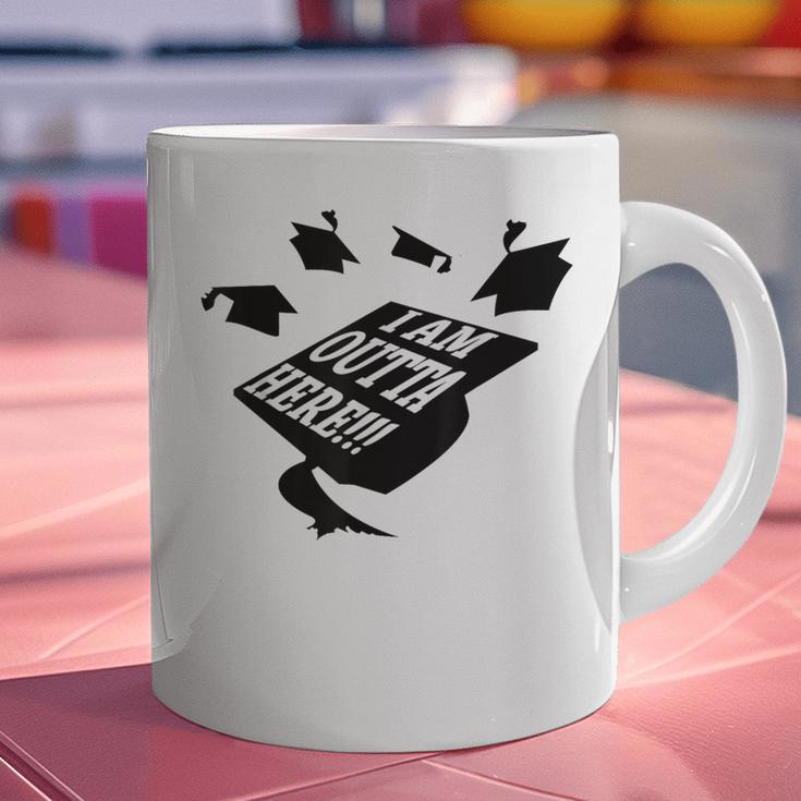 GRADUATION 2018 I AM OUTTA HERE SCHOOL MOVING UP GIFT SHIRT Graphic Print Coffee Mug