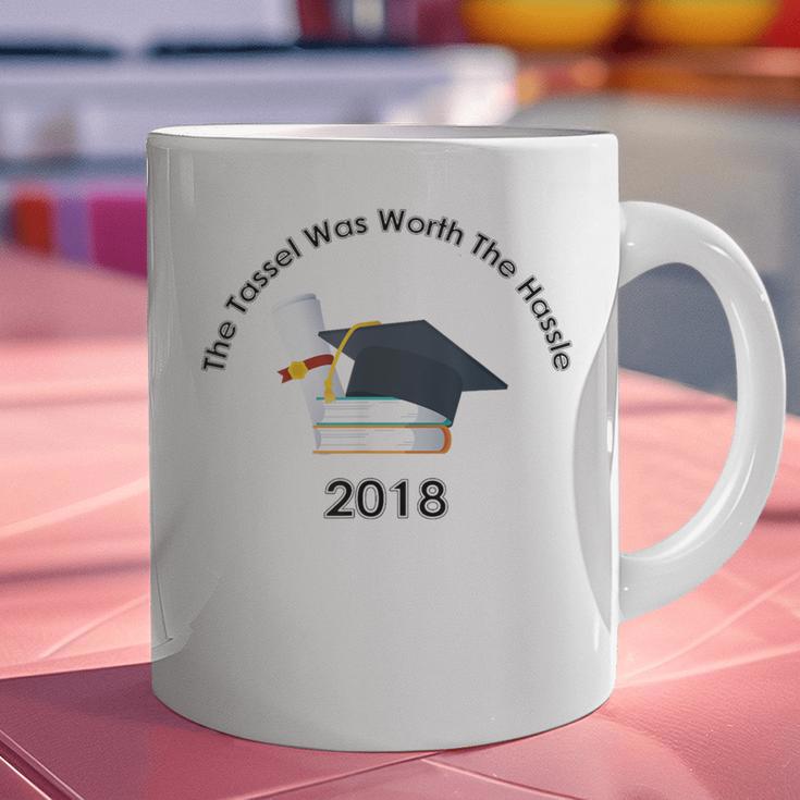 Graduation 2018 The Tassel Was Worth The Hassle Graphic Print Coffee Mug