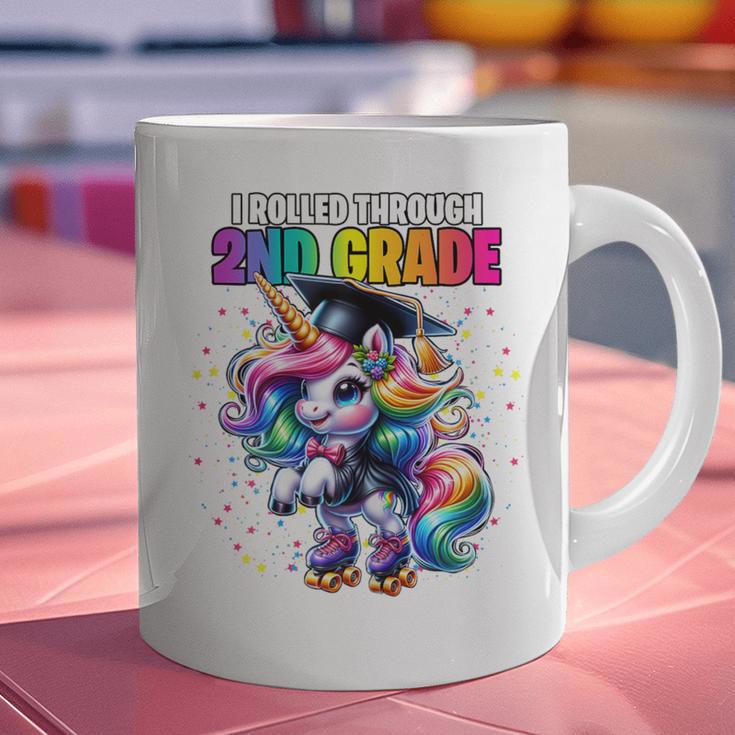 Graduation 2nd Grade Unicorn Roller Skate Girls Grad Graphic Print Coffee Mug